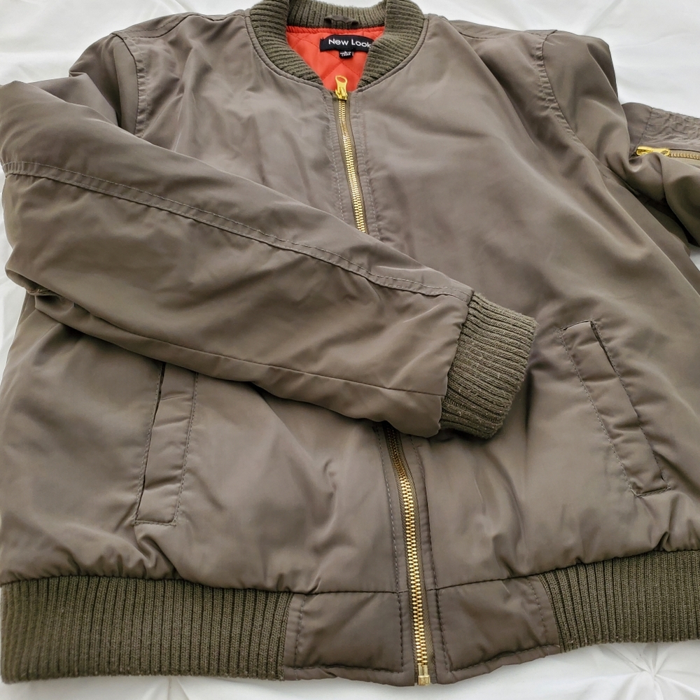 Green bomber jacket